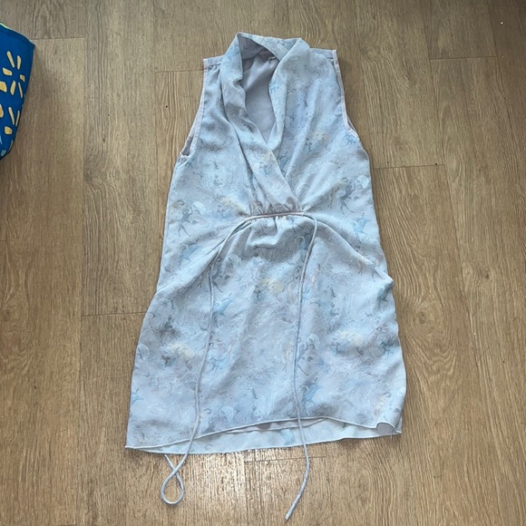 Aritzia Wilfred light purple Sabine dress with psychedelic print - Picture 1 of 2